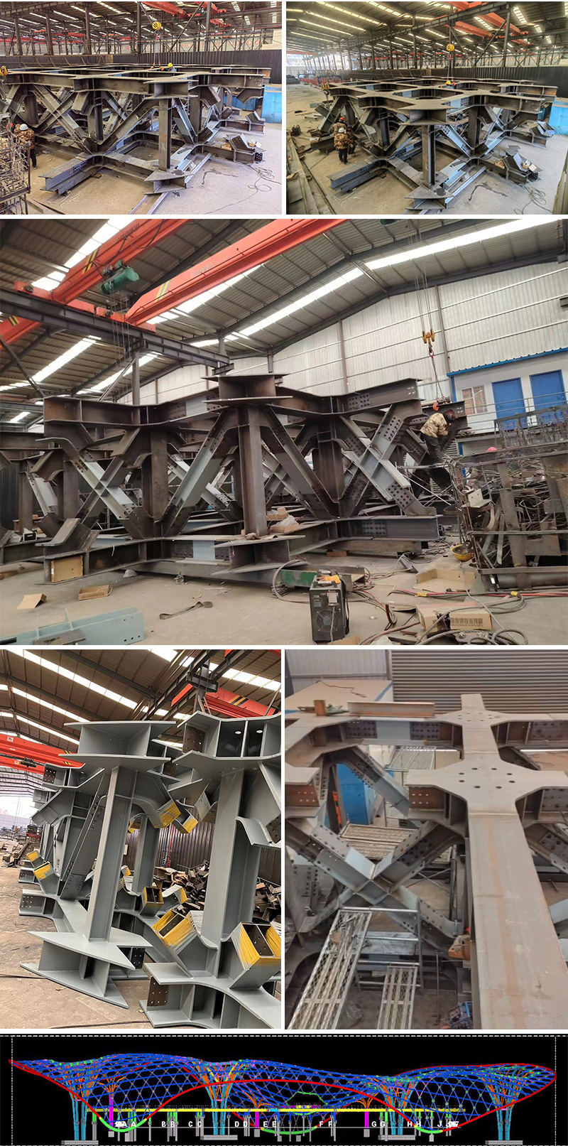 三峡恒基能脉瓜州70万千瓦“光热储能+”东吸热塔武山钢结构项目